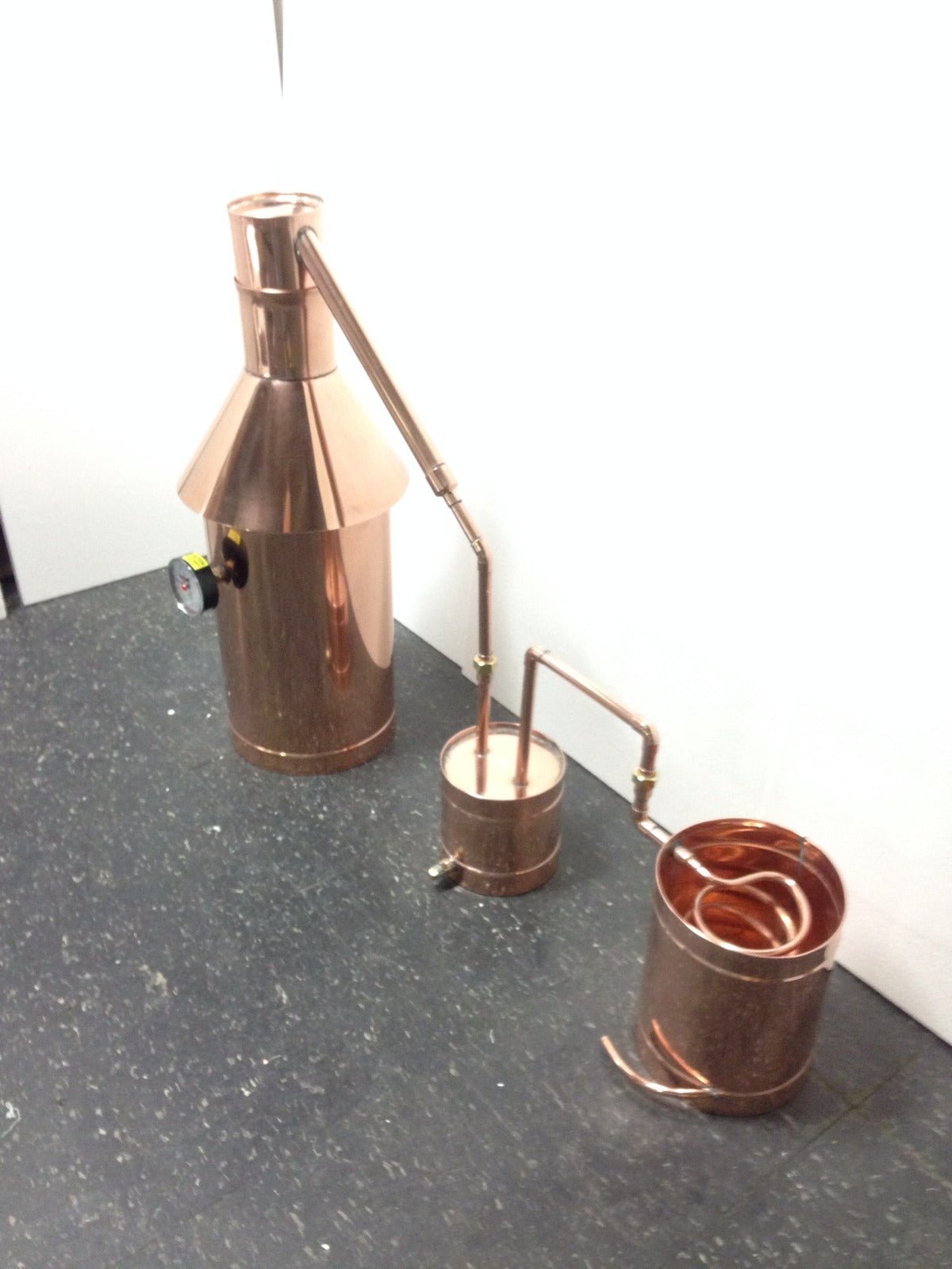 Copper Moonshine Still-Thumper and Worm-Heavy Pot Still 6 Gallon