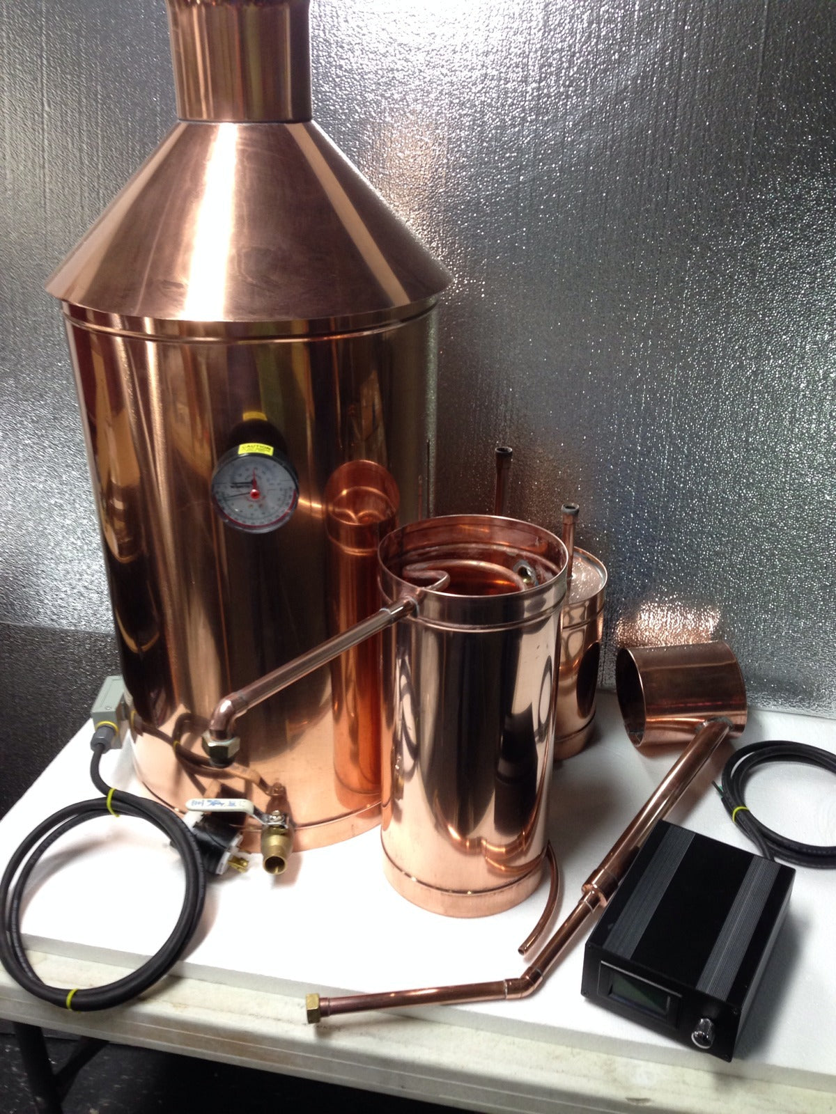 20 Gallon Electric Moonshine Still Copper Still 20 oz.Copper